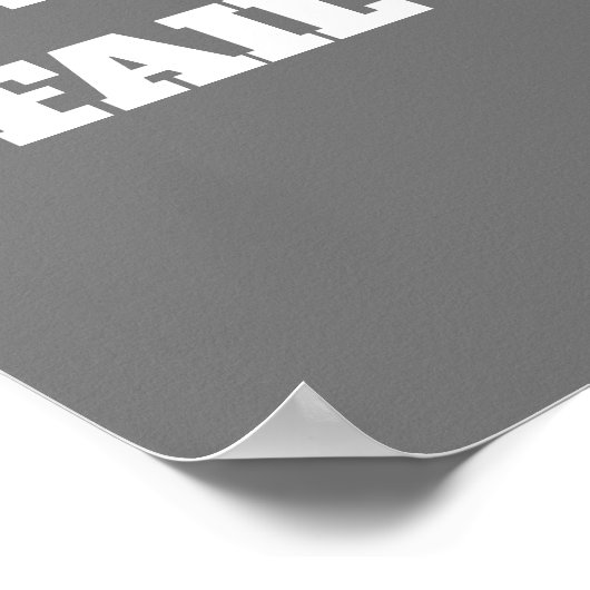 成功は多くの失敗に等しい ポスター (角)