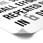 成功は小さな努力の合計である ポスター (角)