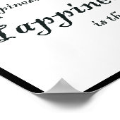 成功は幸福の鍵ではない。幸福とは ポスター (角)