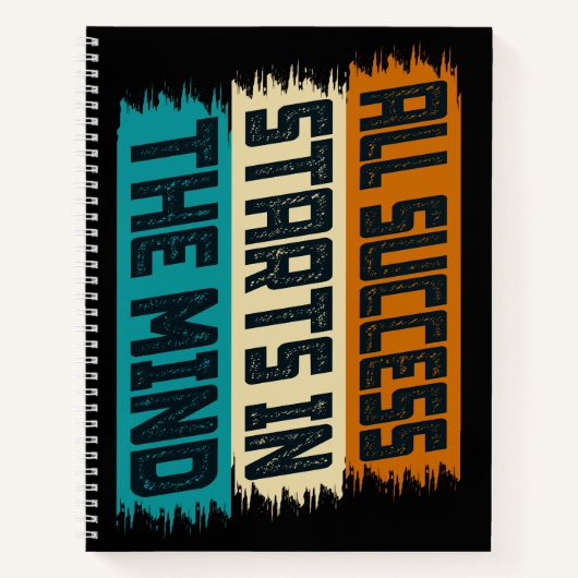 成功は心に浮かぶ ノートブック (正面)