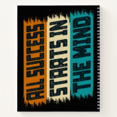 成功は心に浮かぶ ノートブック (裏面)