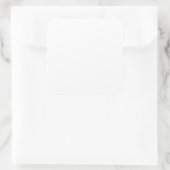 成功は意思決定であ遠くにる – ステッやる気を起こさせるカー スクエアシール (バッグ)