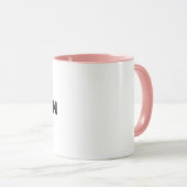 成功は意思決定の重要性 マグカップ (正面右)