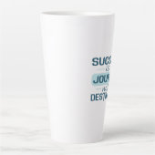 成功は旅であり目的地ではない カフェラテマグ (正面)