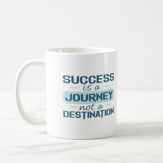 成功は旅であり目的地ではない コーヒーマグカップ