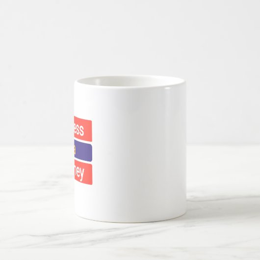 成功は旅であるやる気を起こさせる- コーヒーマグカップ (中央)