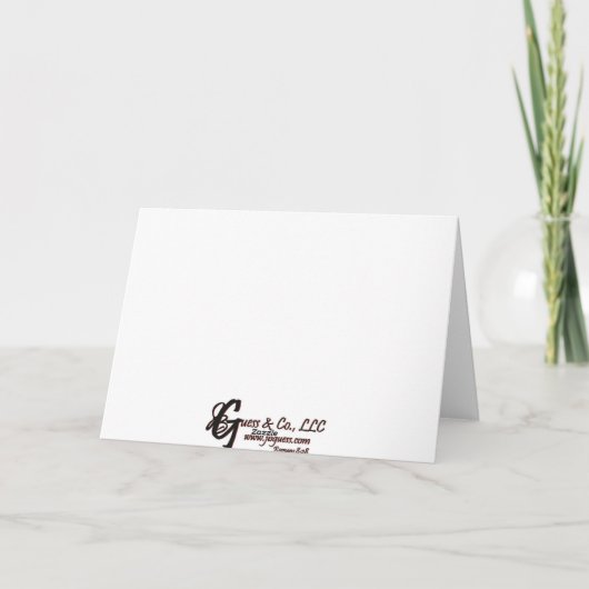 成功は旅の中にある カード (裏面)