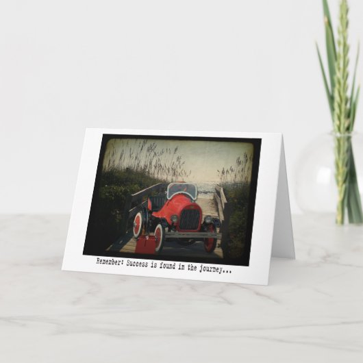成功は旅の中にある カード (正面)