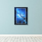 成功は旅の道 キャンバスプリント (インサイチュ (ウッドフロア))