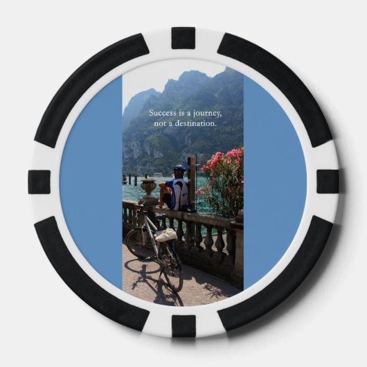 成功は旅 ポーカーチップ (正面)