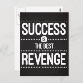 成功は最も最高のな復讐の引用文です ポストカード (正面/裏面)