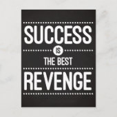 成功は最も最高のな復讐の引用文です ポストカード (正面)