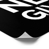 成功は決して与え起こらない – やる気を起こさせる ポスター (角)