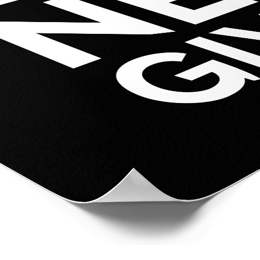 成功は決して与え起こらない – やる気を起こさせる ポスター (角)