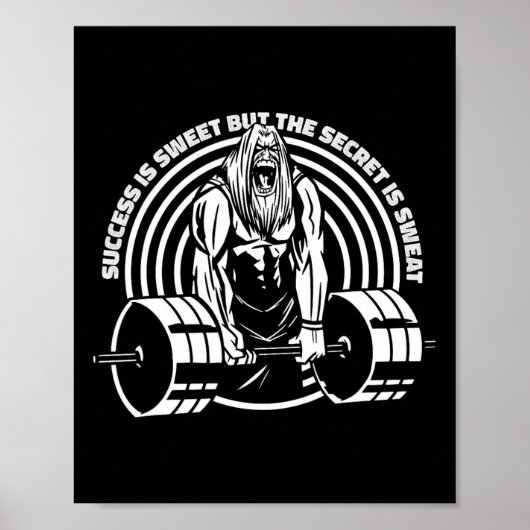 成功は甘いが、秘密は汗男のボディー ポスター (正面)