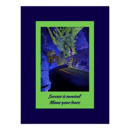 成功は生き残り、あなたの恐れを除く。 ポスター