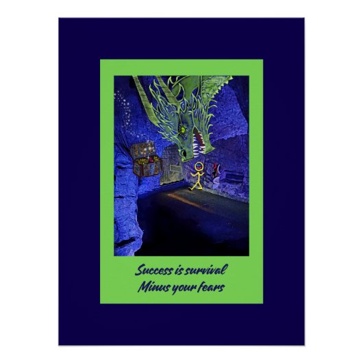 成功は生き残り、あなたの恐れを除く。 ポスター (正面)