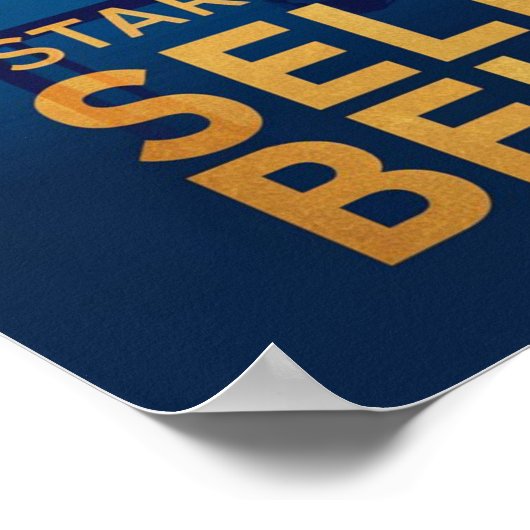 成功は自信満々 ポスター (角)