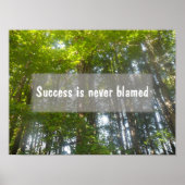 成功は諺を責めることは感動的ない ポスター (正面)
