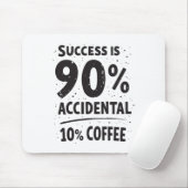 成功は90%偶然の10%のコーヒー。燃料 マウスパッド (マウス)