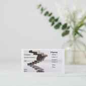 成功へのステップ 名刺 (スタンド正面)