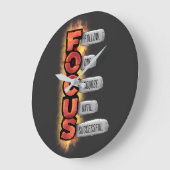 成功へのパス ラージ壁時計 (傾斜)