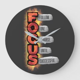 成功へのパス ラージ壁時計
