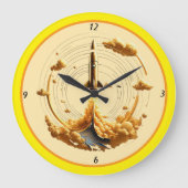 「成功へのロケット弾」 ラージ壁時計 (正面)