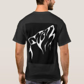 成功への信念 ブラックTシャツ モチベーション Tシャツ (裏面)
