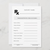 成功への処方箋 アドバイスカードを残そう 招待状 (正面)