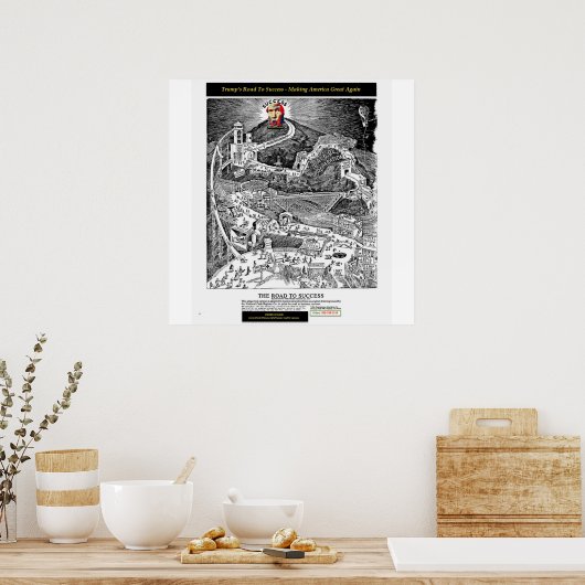成功への切り札の道のポスター – メイキング素晴らしアメリカ ポスター (キッチン)