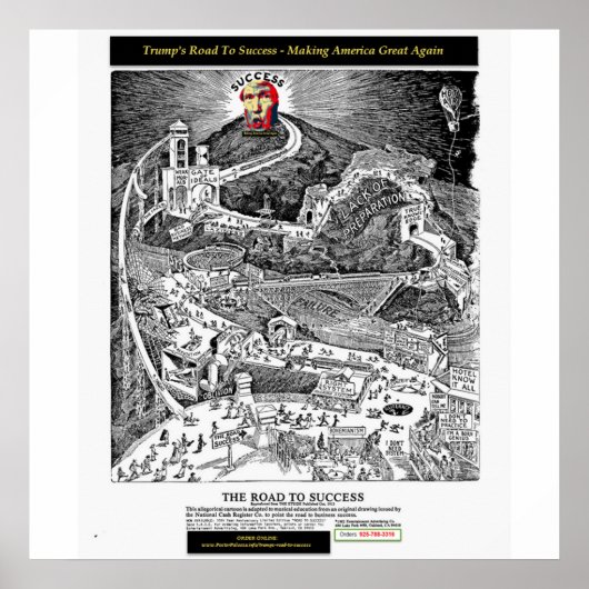 成功への切り札の道のポスター – メイキング素晴らしアメリカ ポスター (正面)