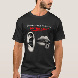 成功への扉を開く、まずは聞く Tシャツ