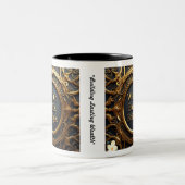 「成功への投資」 ツートーンマグカップ (中央)