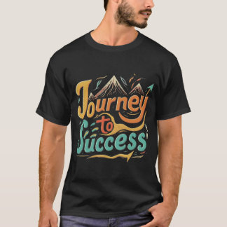 成功への旅デザインメンズTシャツ Tシャツ