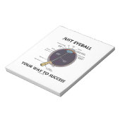 成功への目玉の道（眼解剖学） ノートパッド (回転)