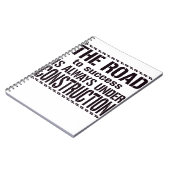 成功への道はいつも建築中 ノートブック (左側)