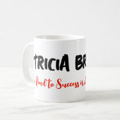 成功への道はいつも建築 コーヒーマグカップ (正面左)