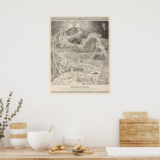 成功への道 ポスター (キッチン)