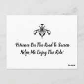 成功への道 ポストカード (裏面)