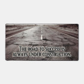 「成功への道」感動的引用文 デスクマット (正面)