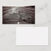 「成功への道」感動的引用文 ノートカード (正面/裏面)