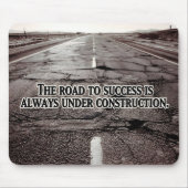 「成功への道」感動的引用文 マウスパッド (正面)
