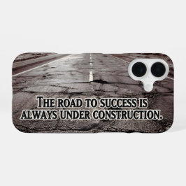 「成功への道」感動的引用文 iPhone 16ケース