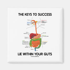 成功への鍵はあなたの口の中にある（消化） マグネット