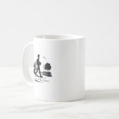 成功への鍵は教育 コーヒーマグカップ (正面左)