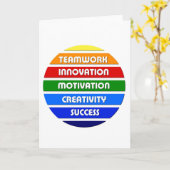 成功への鍵 カード (黄色い花)