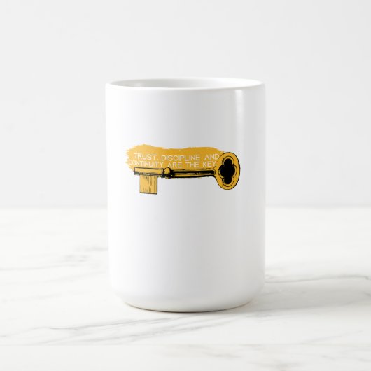 成功への鍵 コーヒーマグカップ (中央)