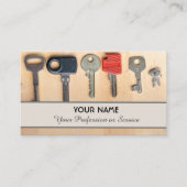 成功への鍵 – 名刺 (正面)