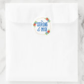 成功やる気を起こさせると人生の闘いの言葉 ラウンドシール (バッグ)